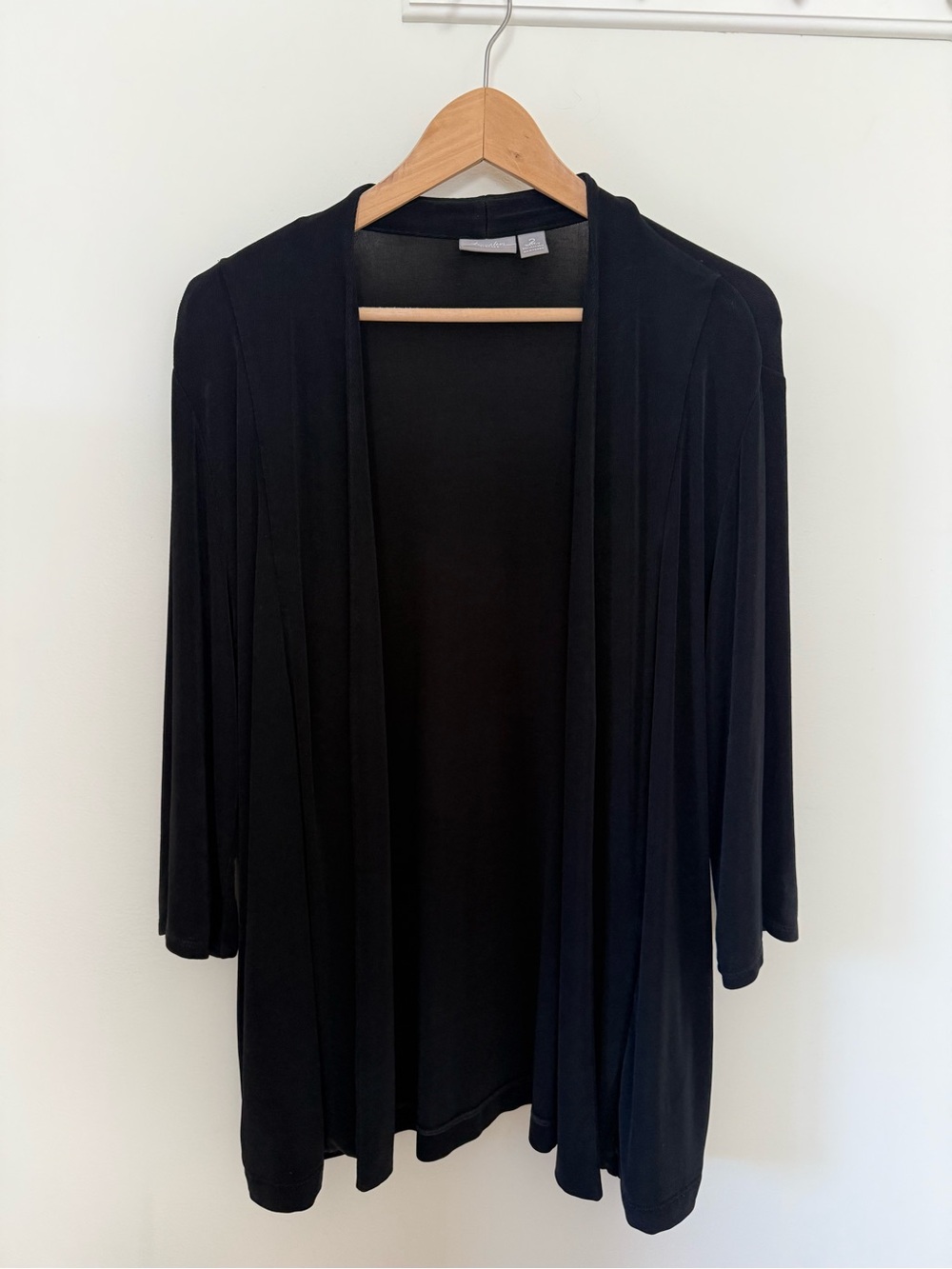 Chico’s Travelers Classic Long Jacket Black - Picture 5 of 7